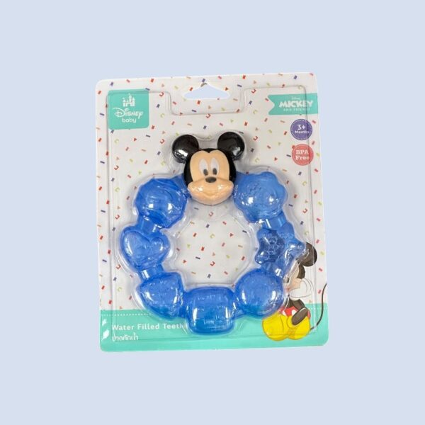 Baby Mickey Mouse Blue Water Teether Ring